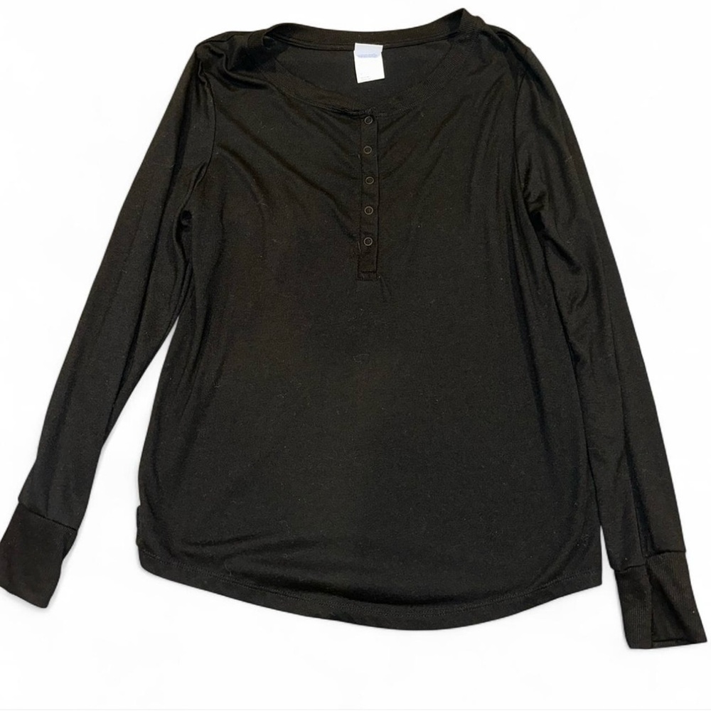 black long sleeve button up
